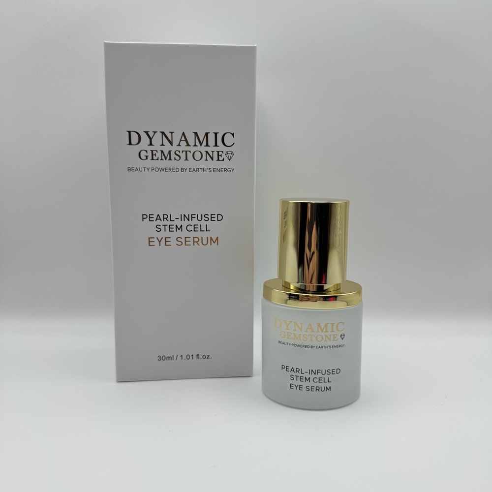 Pearl-Infused Stem Cell Eye Serum — White & Gold